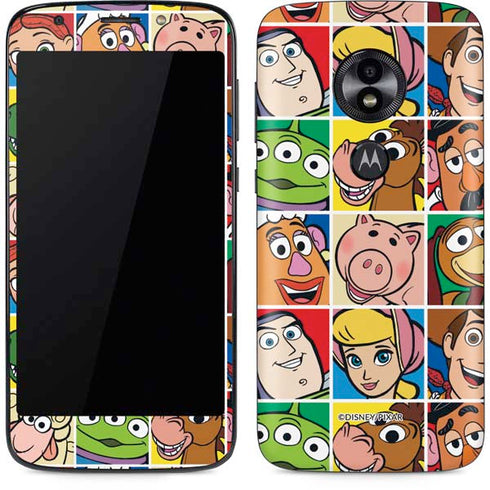 Disney Toy Story Characters Collage faces Moto E5 Play Skin